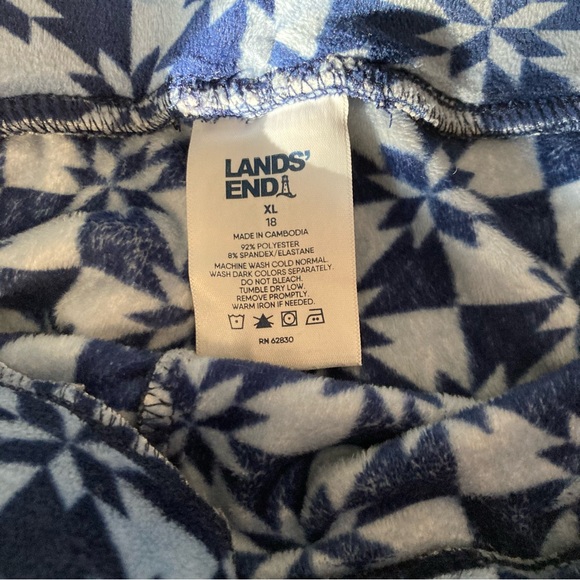 Lands’ End Soft & Cozy Pajama Lounge Pants - Picture 3 of 3